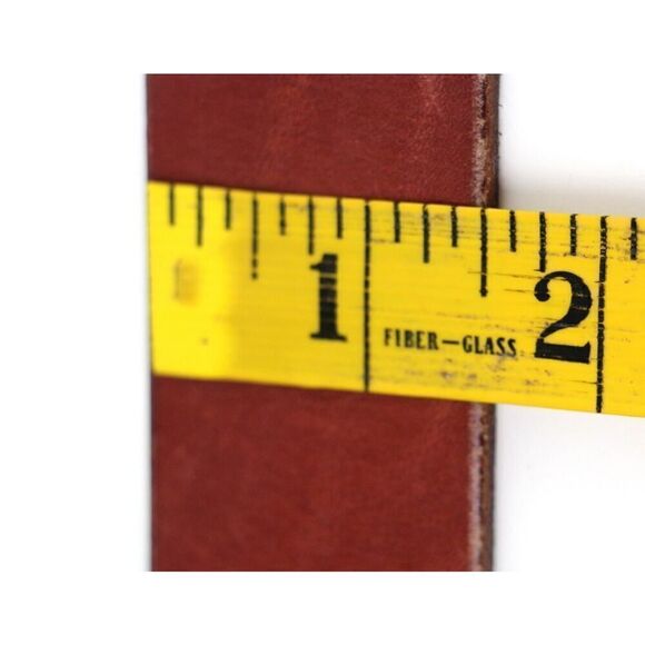 Penguin BROWN GENUINE LEATHER 1 1/2"Wd CASUAL DRESS MEN'S BELT Sz 38/95 (A11 - Picture 10 of 14